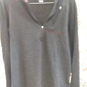 Terramar mens zippered top